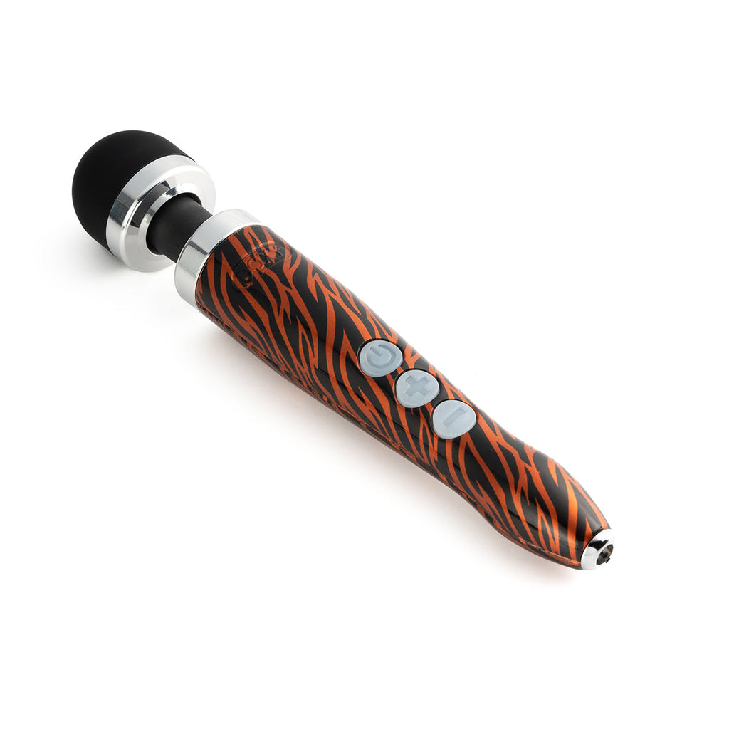 Doxy Die Cast 3R Rechargeable Compact Wand Vibrator - Tiger
