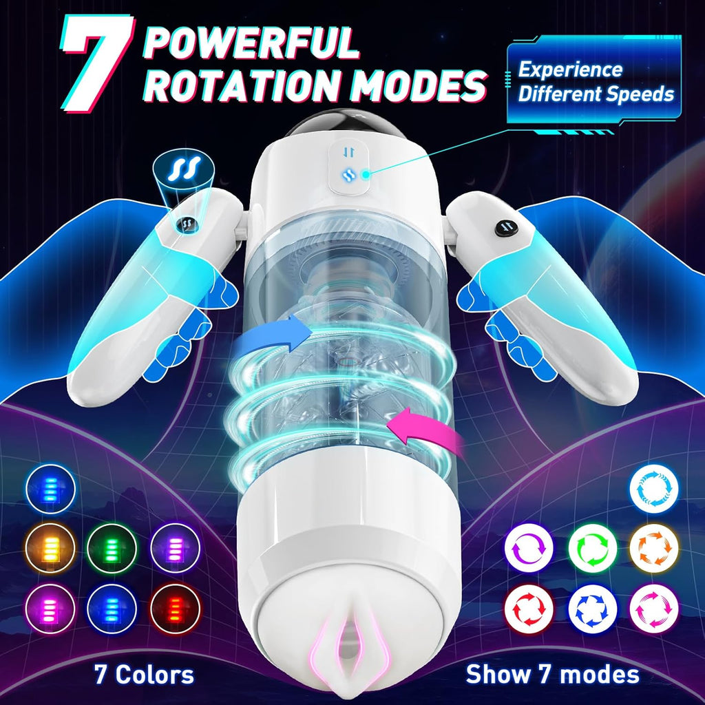 GlideWing Thrusting Rotating Male Stroker