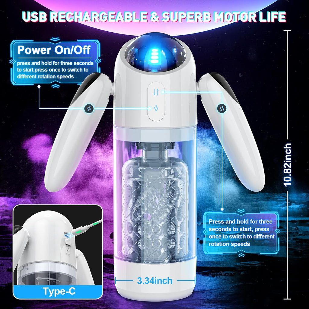 GlideWing Thrusting Rotating Male Stroker