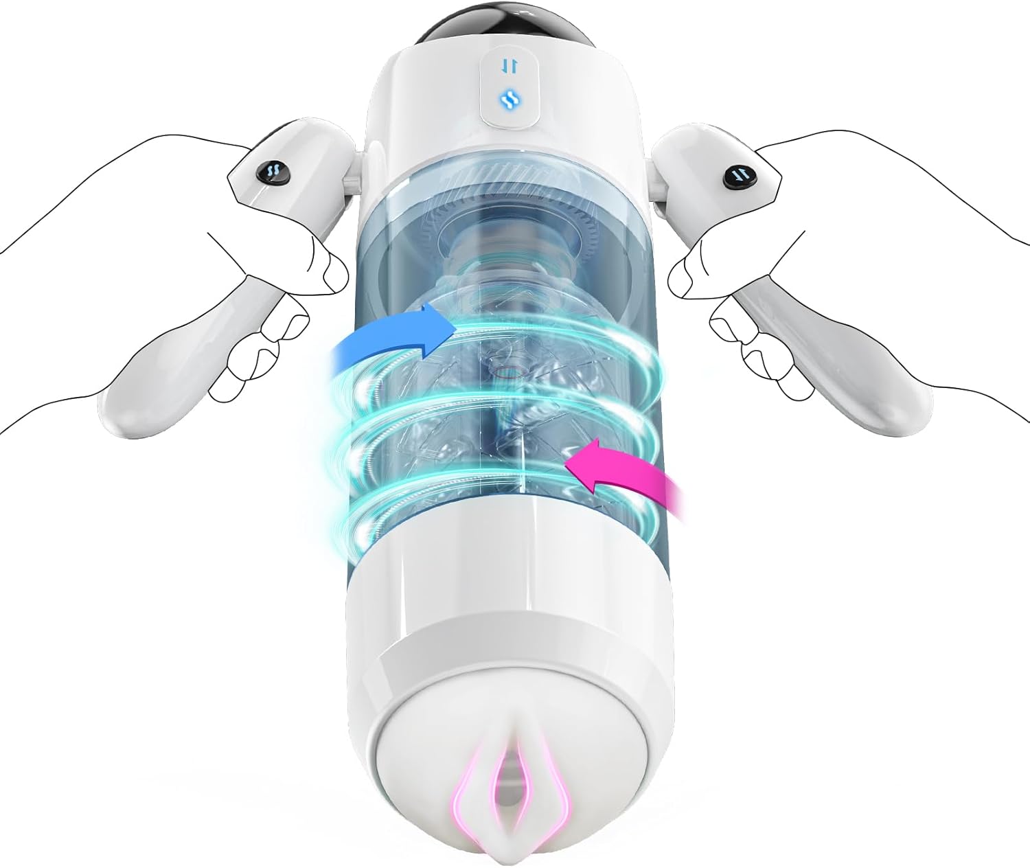 GlideWing Thrusting Rotating Male Stroker